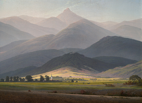 Blick von Warmbrunn auf die Kleine Sturmhaube